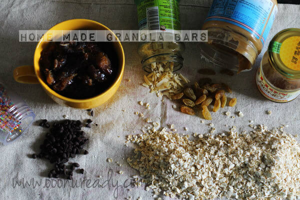 How to make home made granola bars