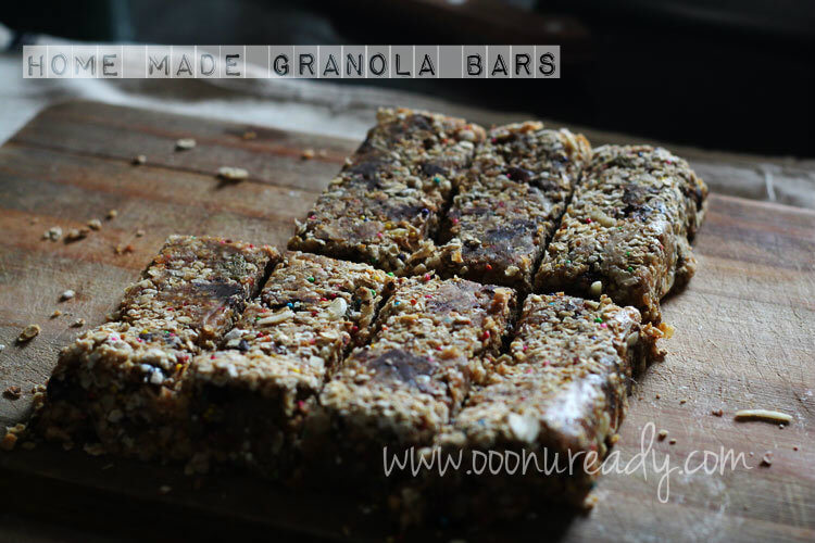 How to make home made granola bars