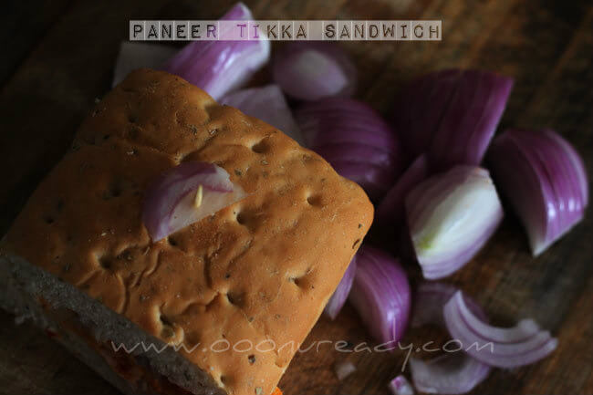 How to make paneer tikka sandwich