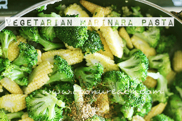 How to make vegetarian marinara pasta