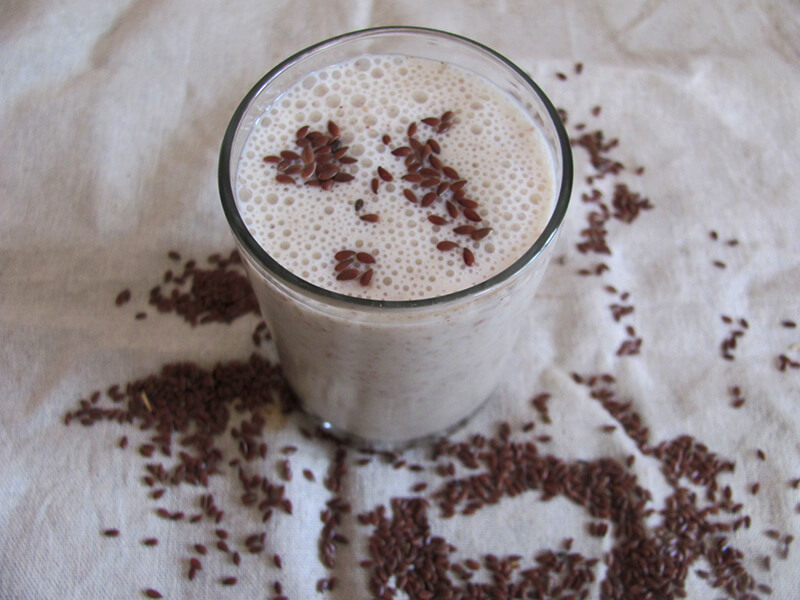 banan-flax-seed-smoothie